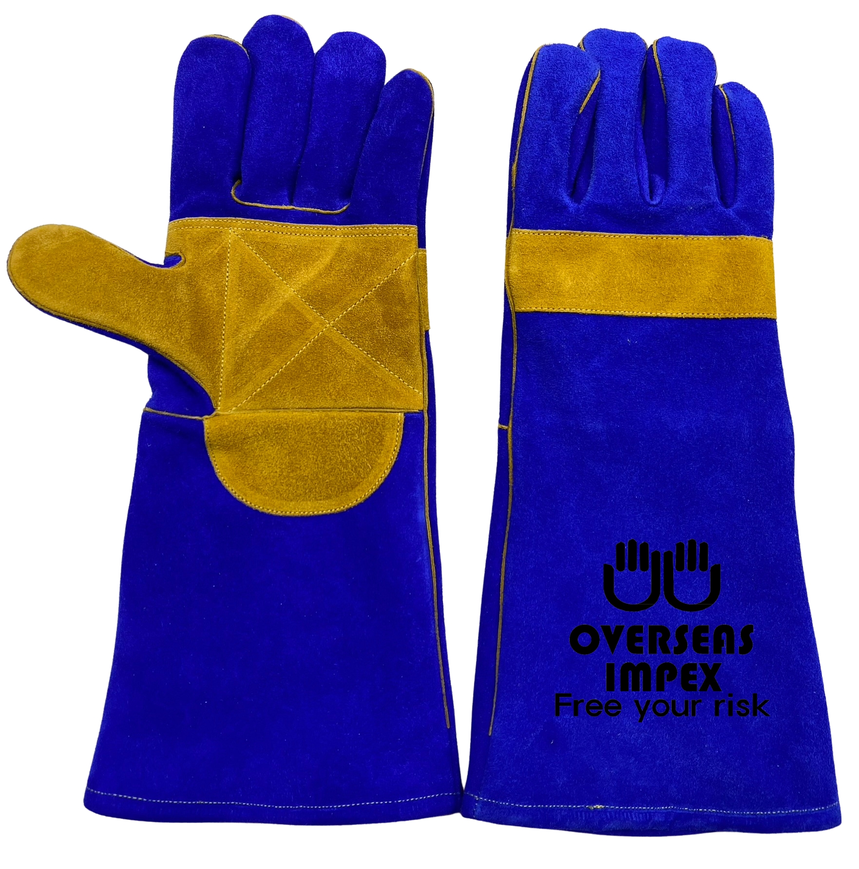 Welder Gloves Reinforced Palm