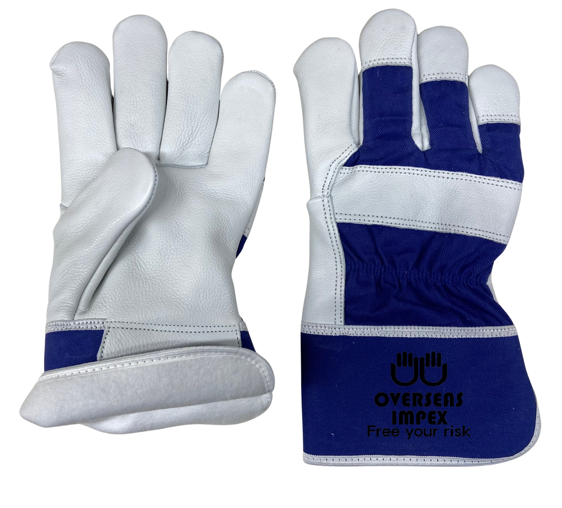 Cow grain leather rigger gloves  Fully Lined